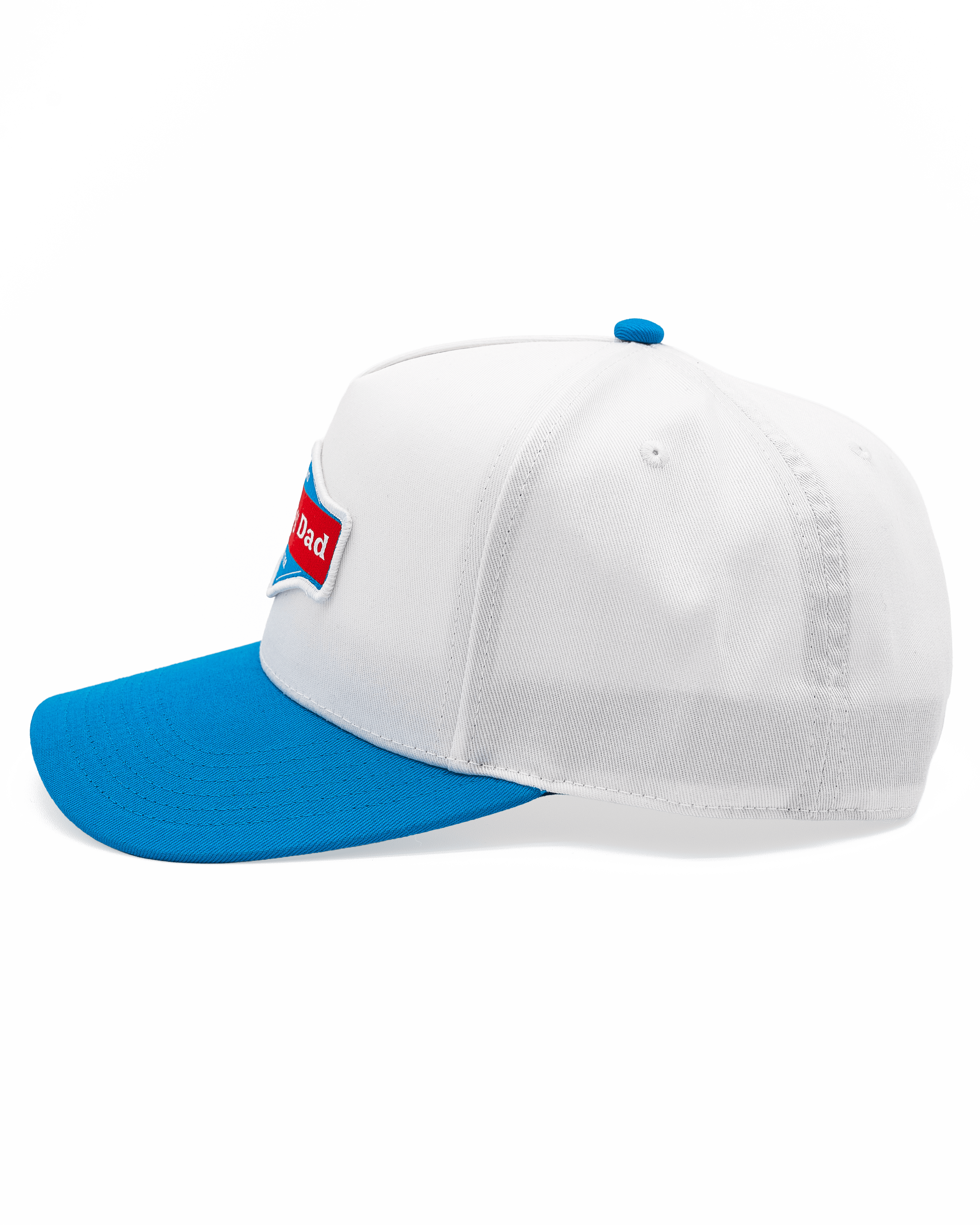Happy Dad 2-Tone Hat (White/Blue)