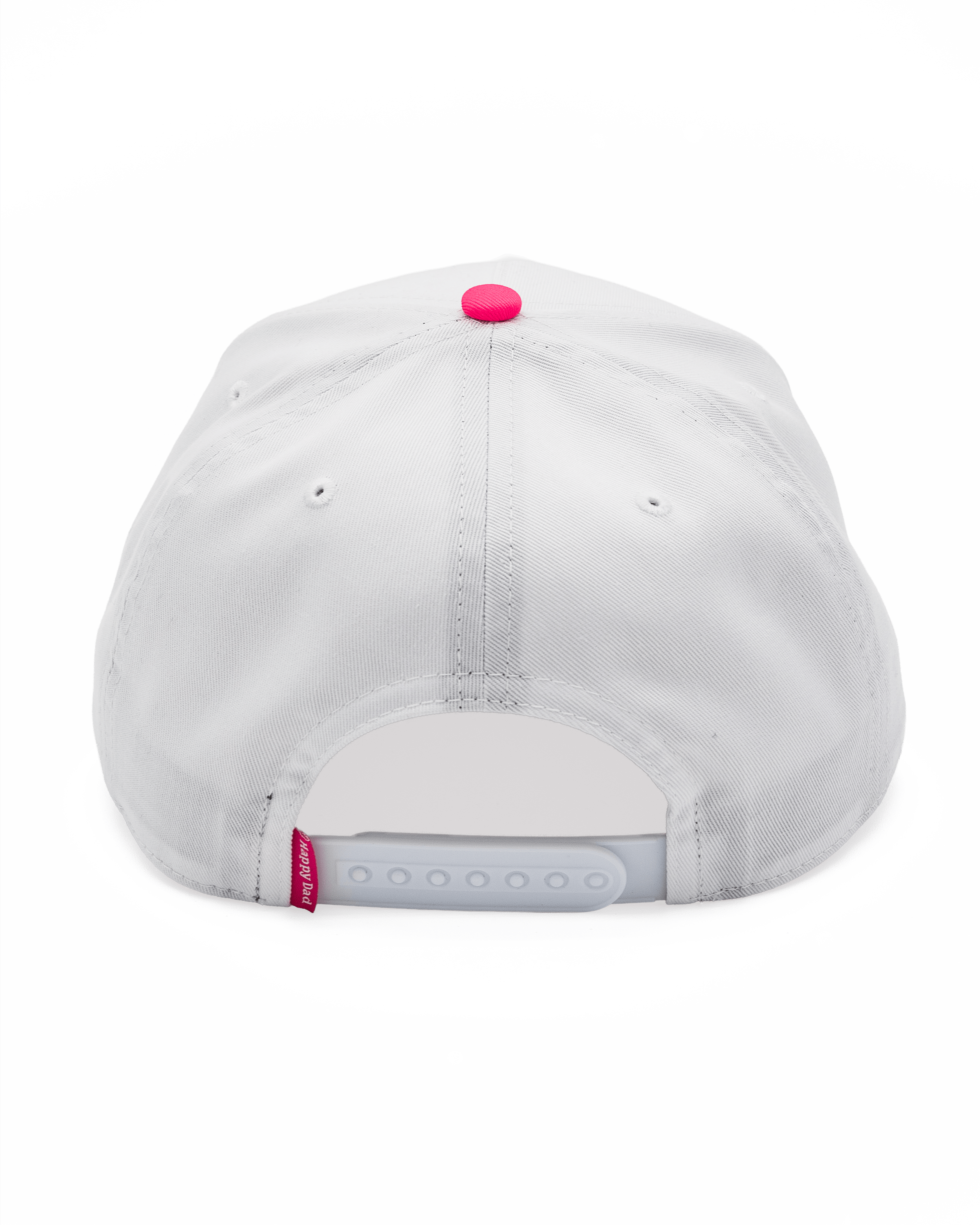 Happy Dad 2-Tone Hat (White/Pink)