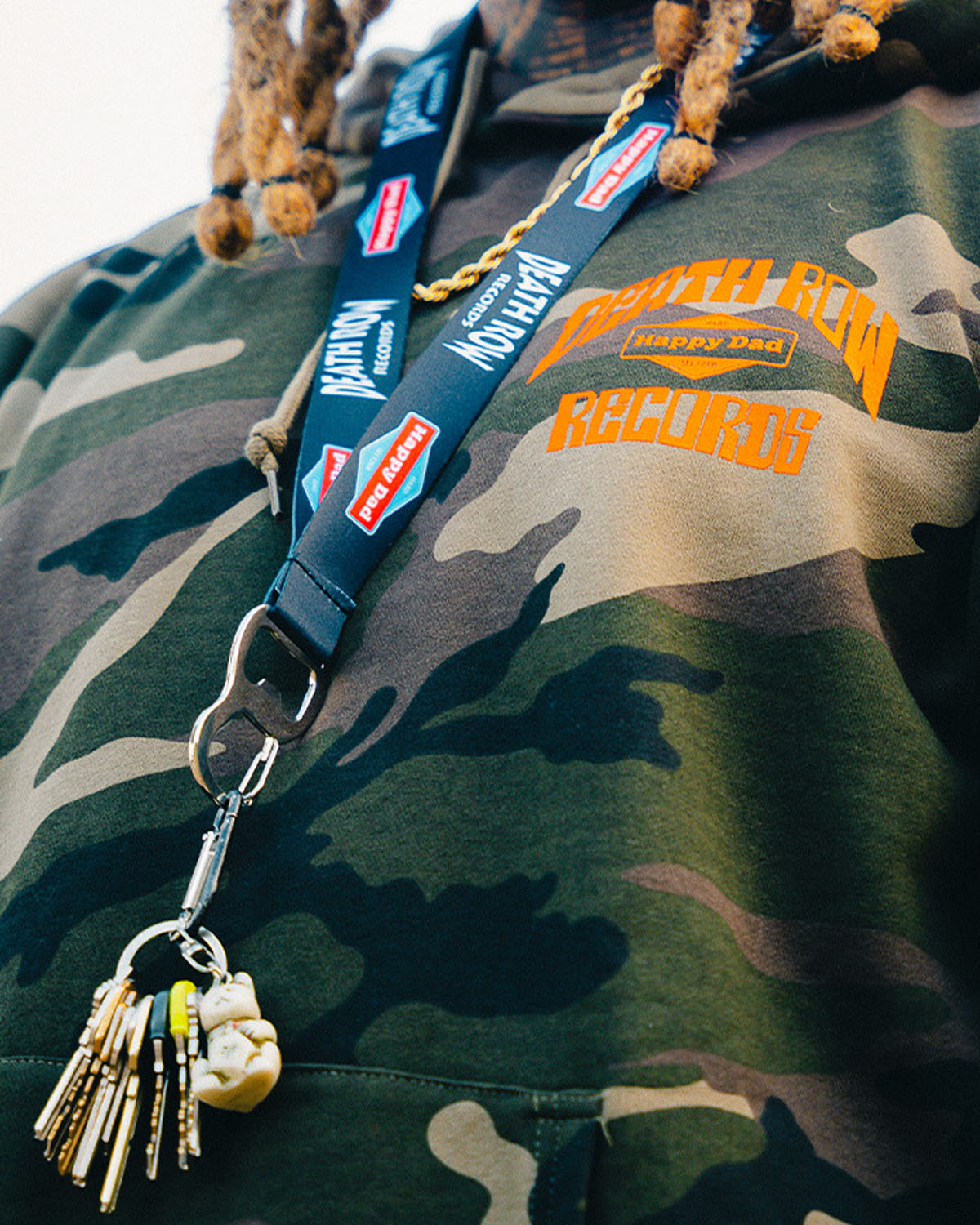 Happy Dad x Death Row Lanyard (Black)