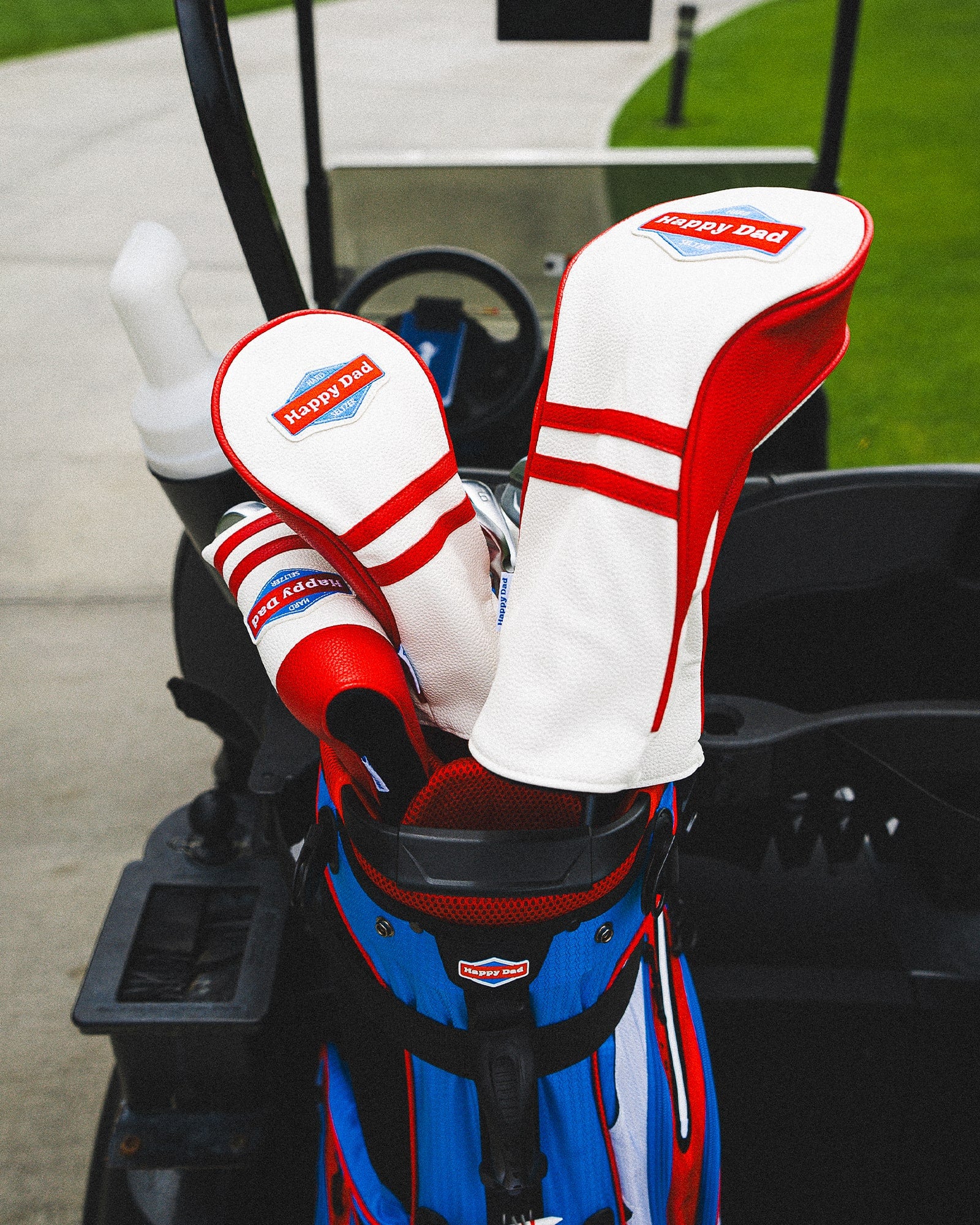 Happy Dad Golf Woods Head Cover Set