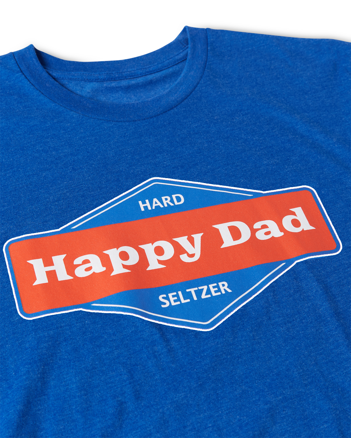 Happy Dad Front Logo Tee (Royal)