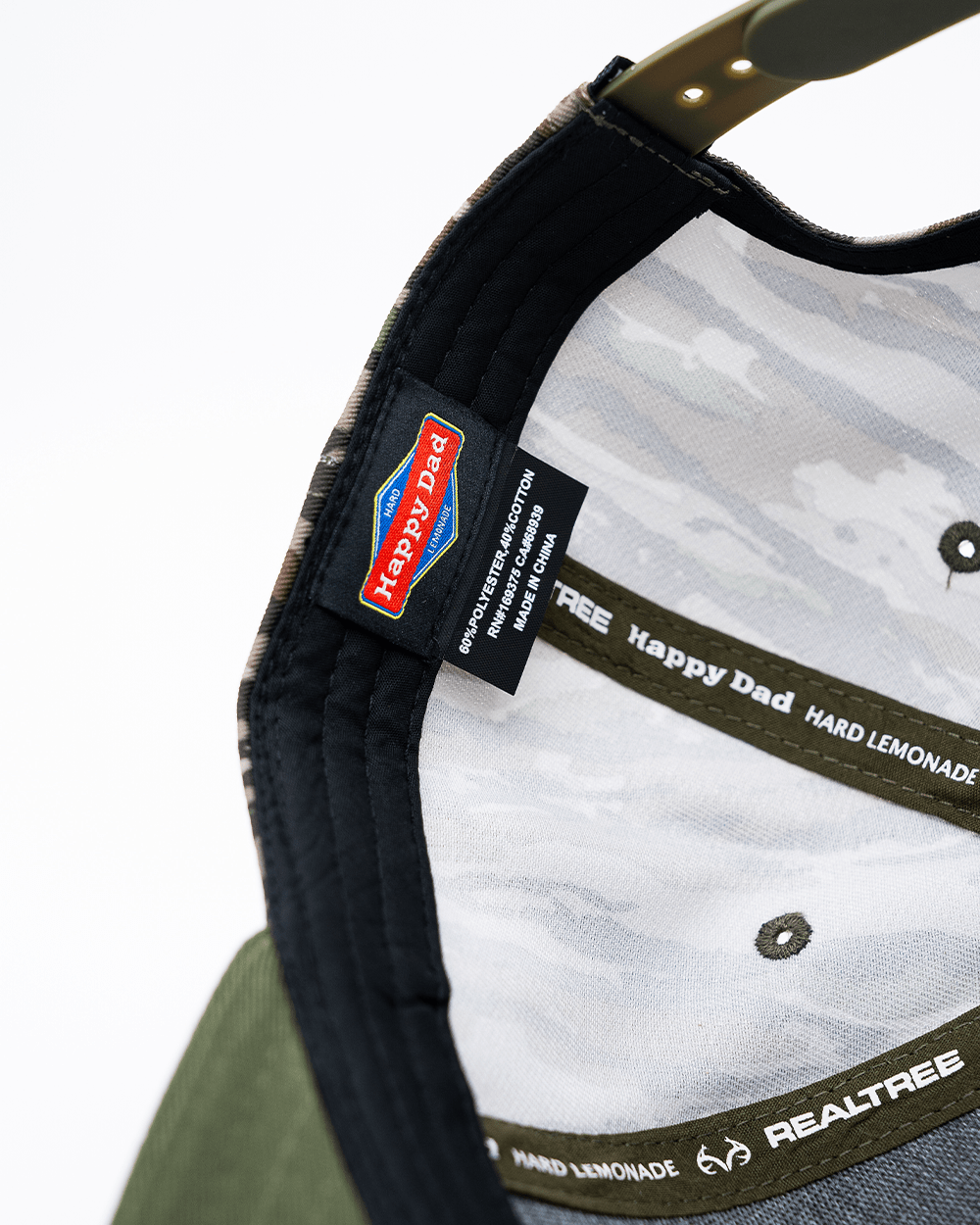 Happy Dad x REALTREE Camo 2-Tone Snapback (Green)