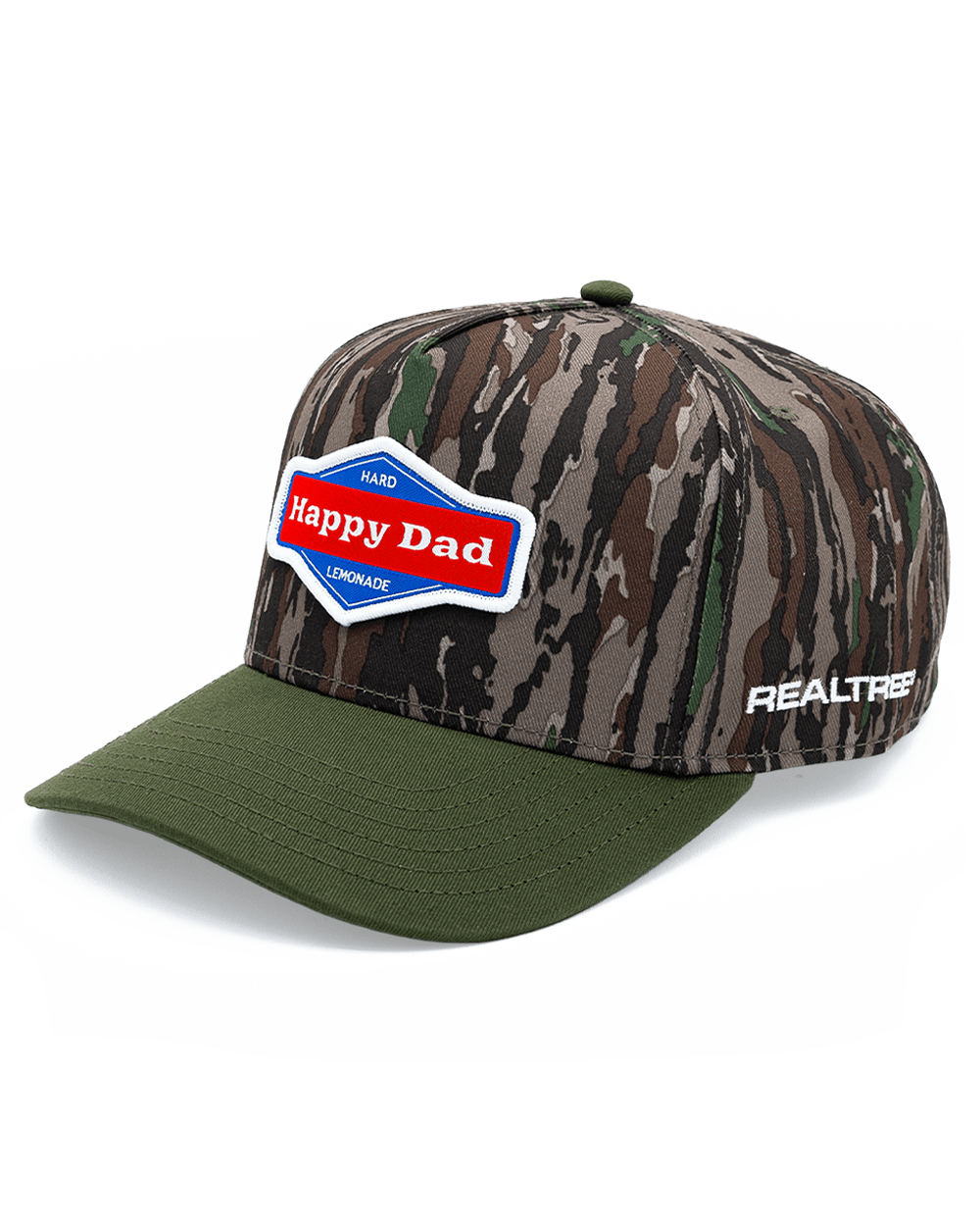 Happy Dad x REALTREE Camo 2-Tone Snapback (Green)