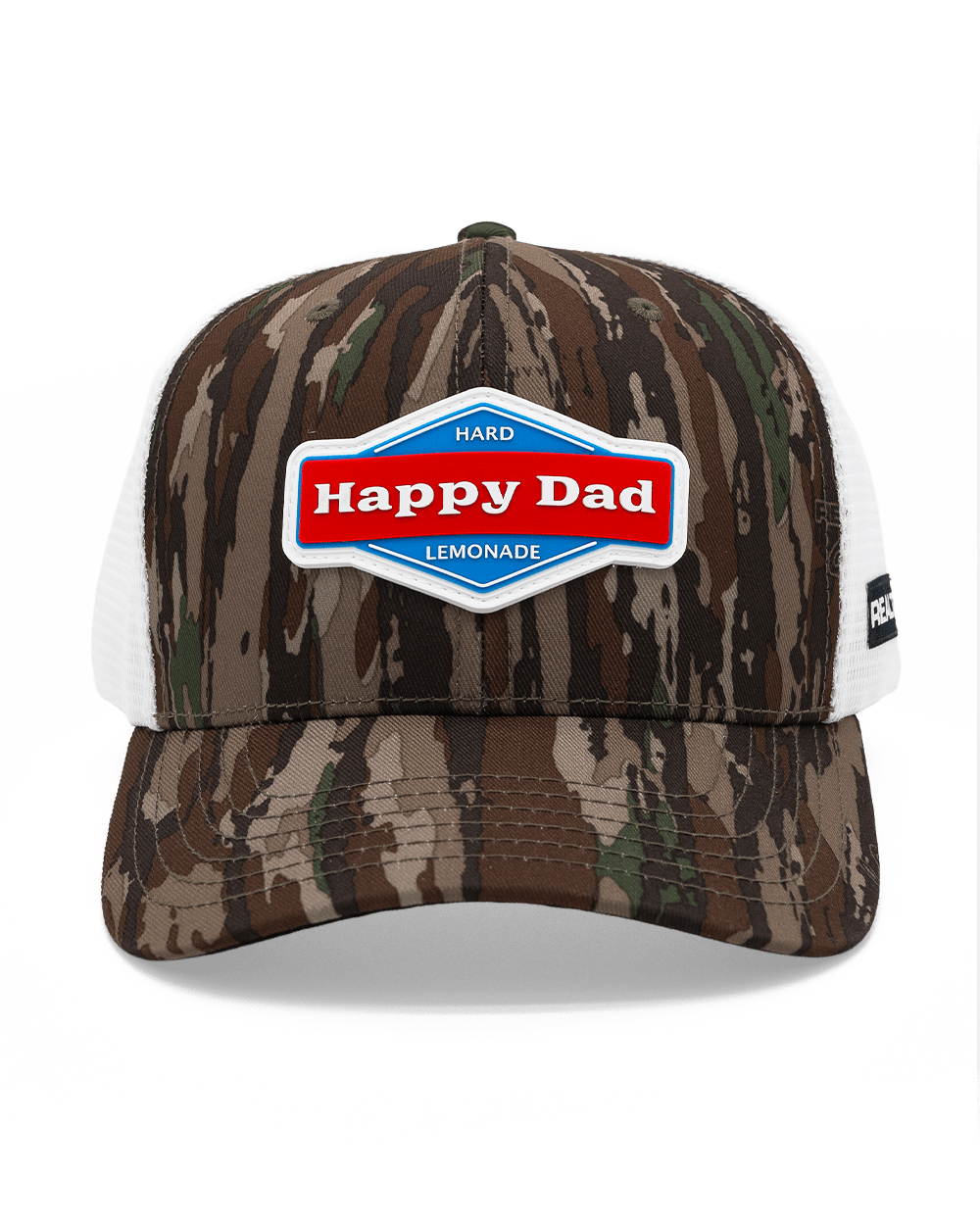 Happy Dad x REALTREE Performance Trucker Hat (Camo/White)
