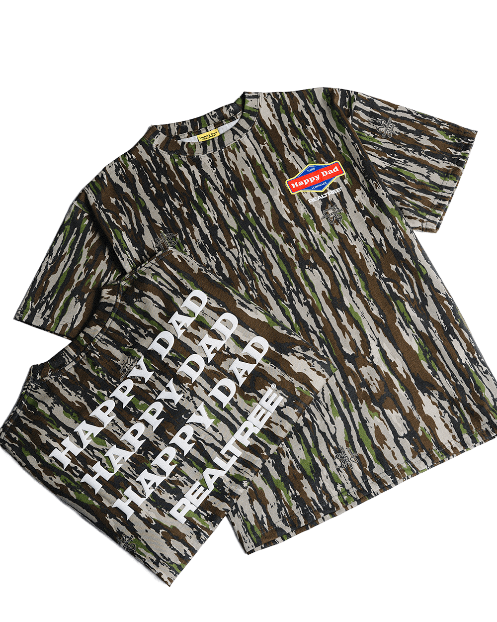 Happy Dad x REALTREE Logo Repeat Tee