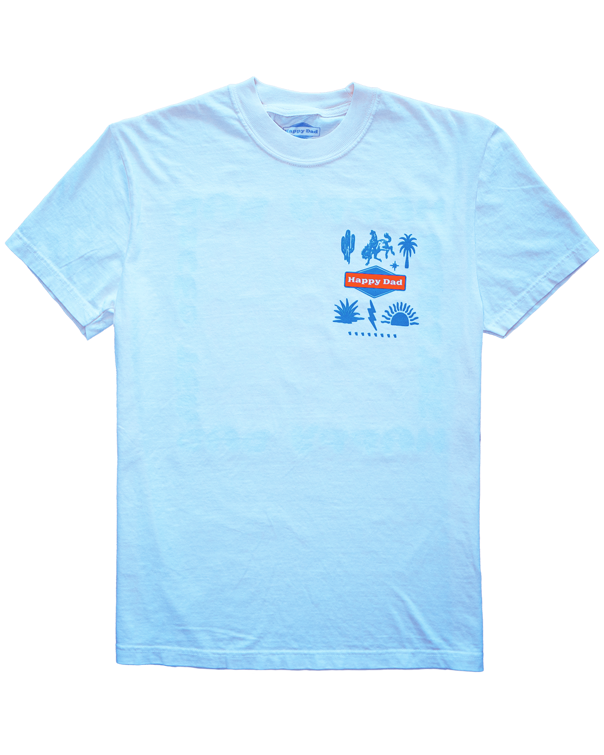 Happy Dad Vintage Electric Oasis Tee (Light Blue)