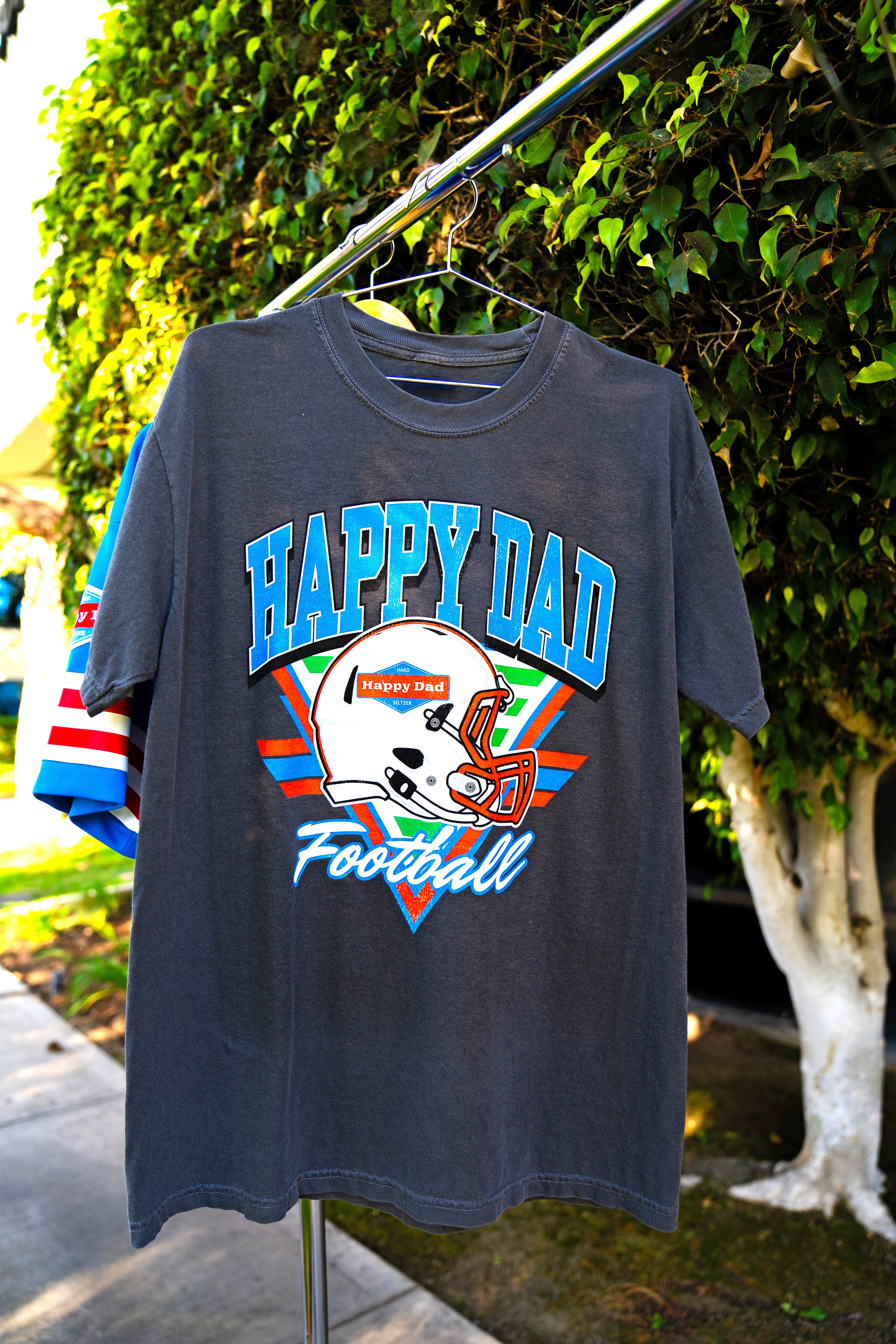 Happy Dad Vintage Football Tee